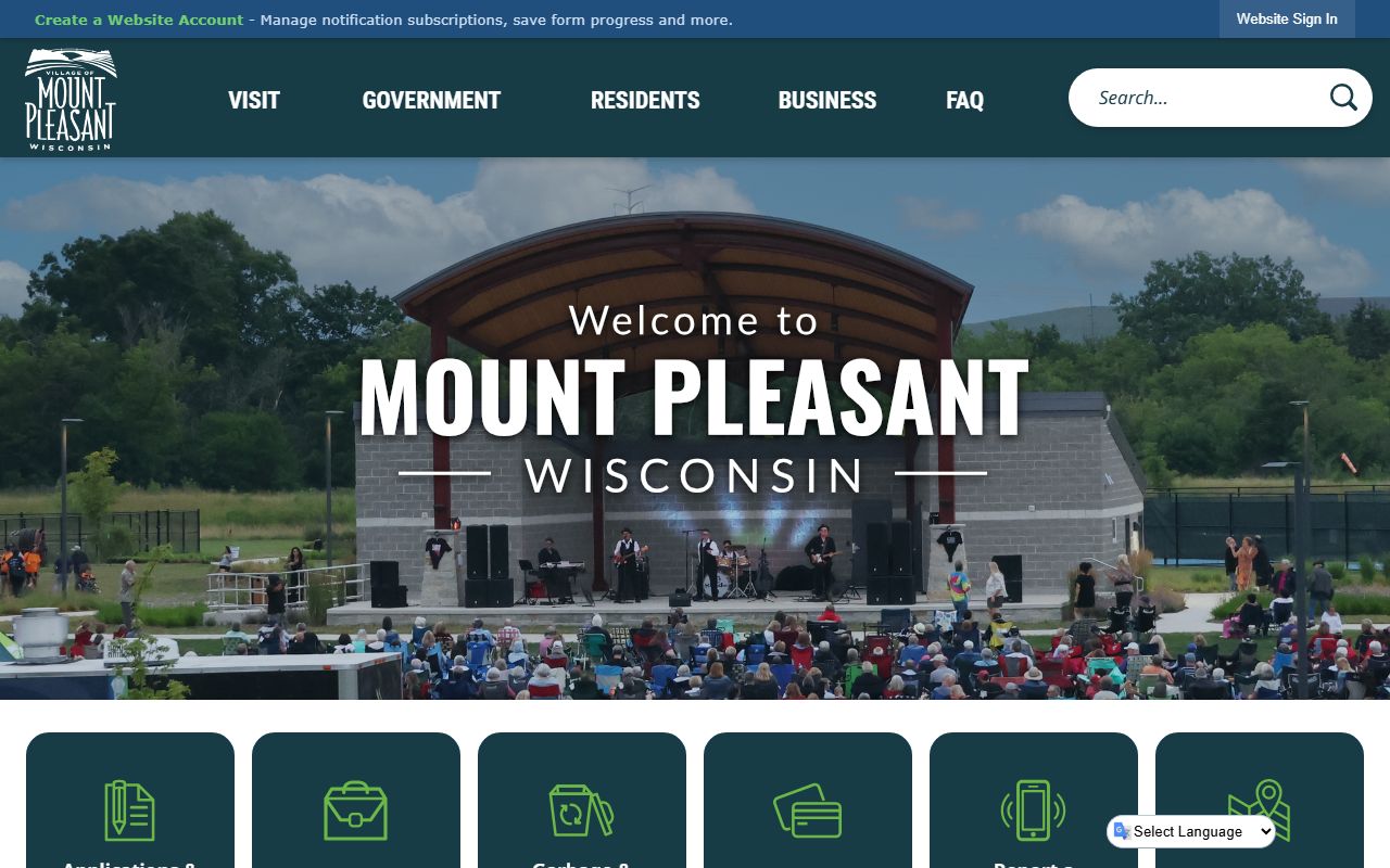 Mount Pleasant People Search village view