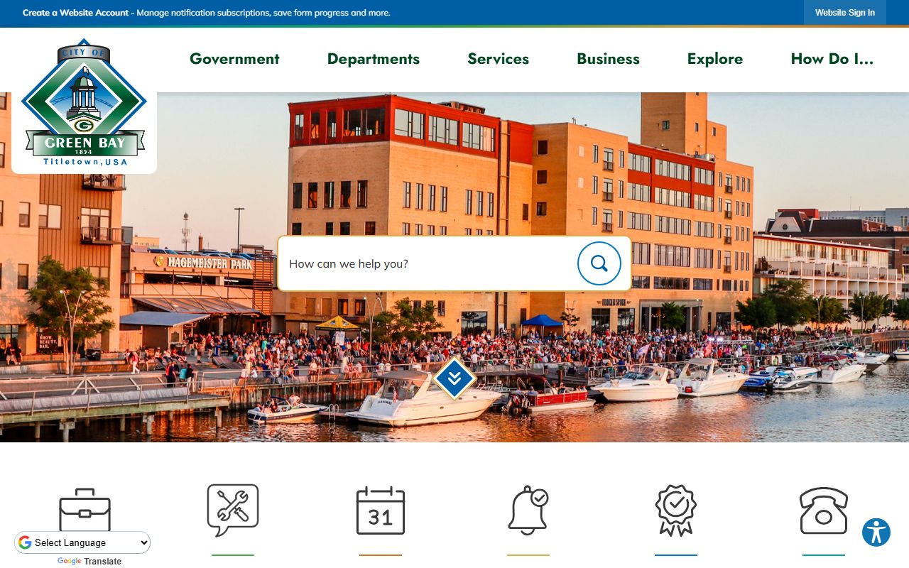 Brown County People Search City of Green Bay