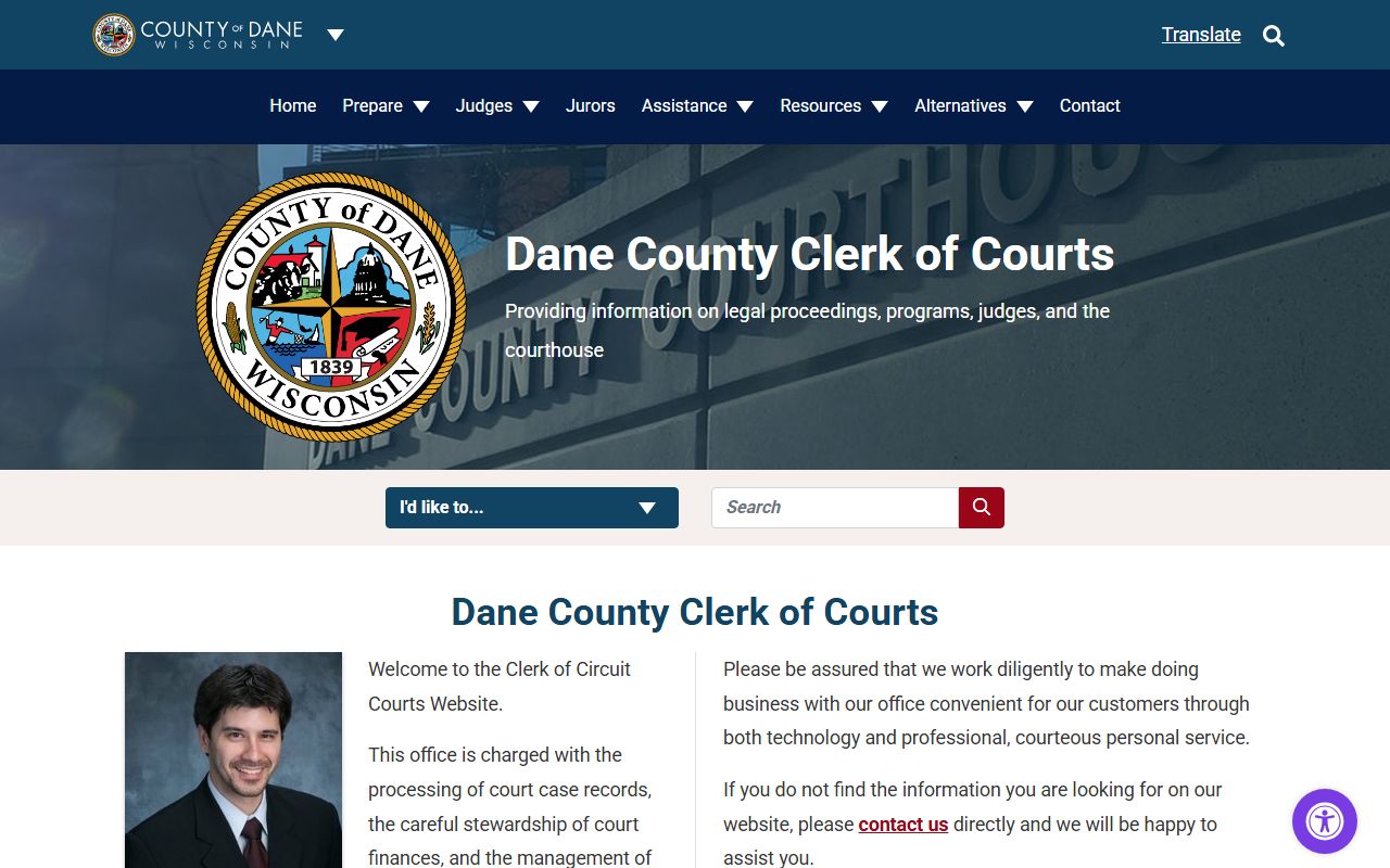Monona People Search Dane County clerk of courts