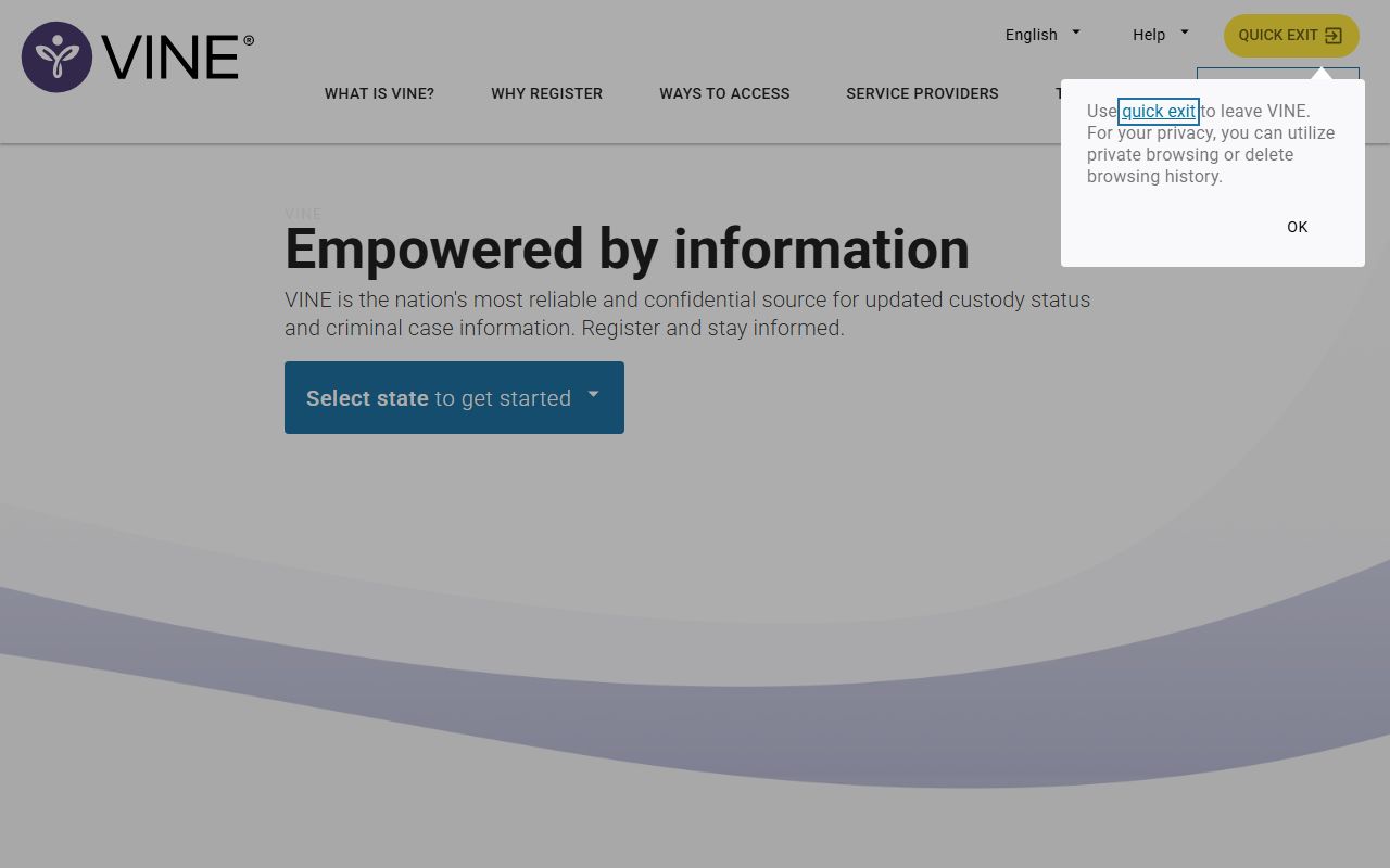 Outagamie County People Search VINE inmate search
