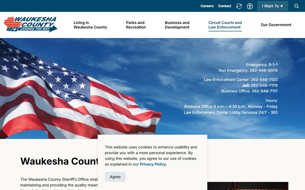 Menomonee Falls People Search at Waukesha County Sheriff's Office