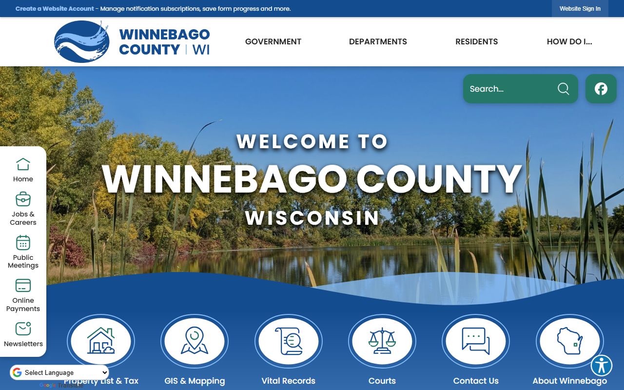 Winnebago County People Search county main page
